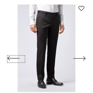 Slim-fit pants in pure virgin wool